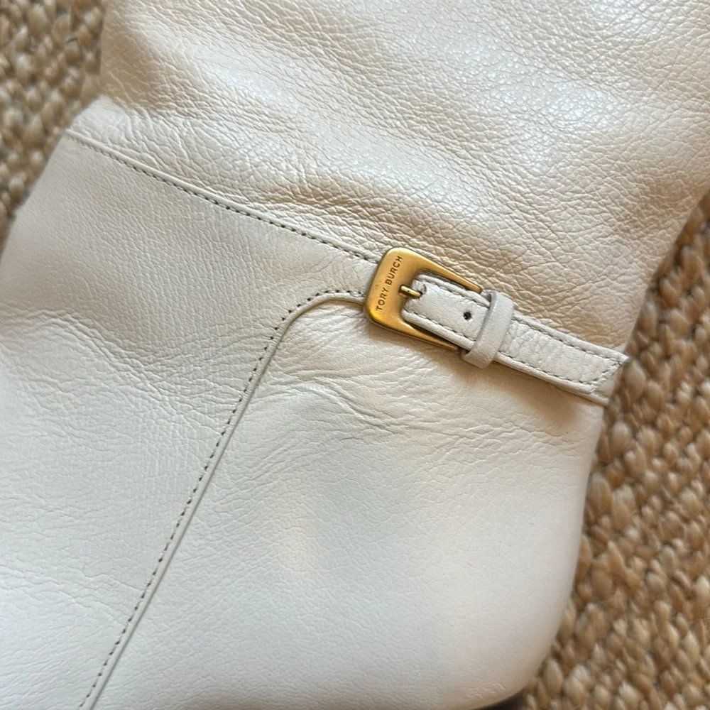 Tory Burch Banana Heel Buckle Boots